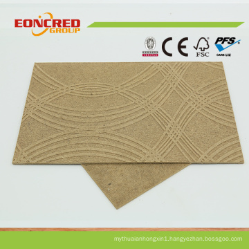 3.0mm-6.0mm Decorative Embossed Patterned Hardboard